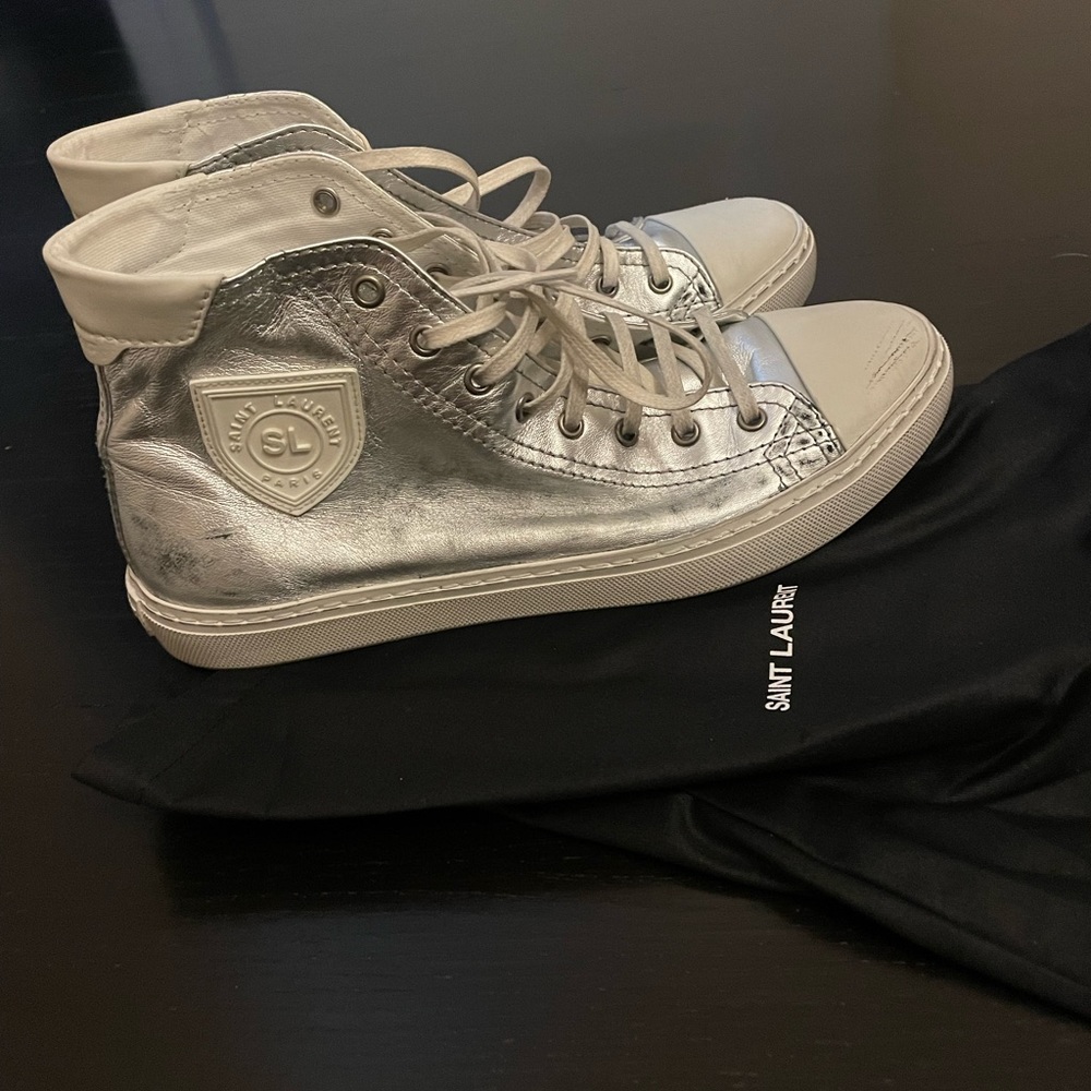 Saint Laurent high top sneakers size 40